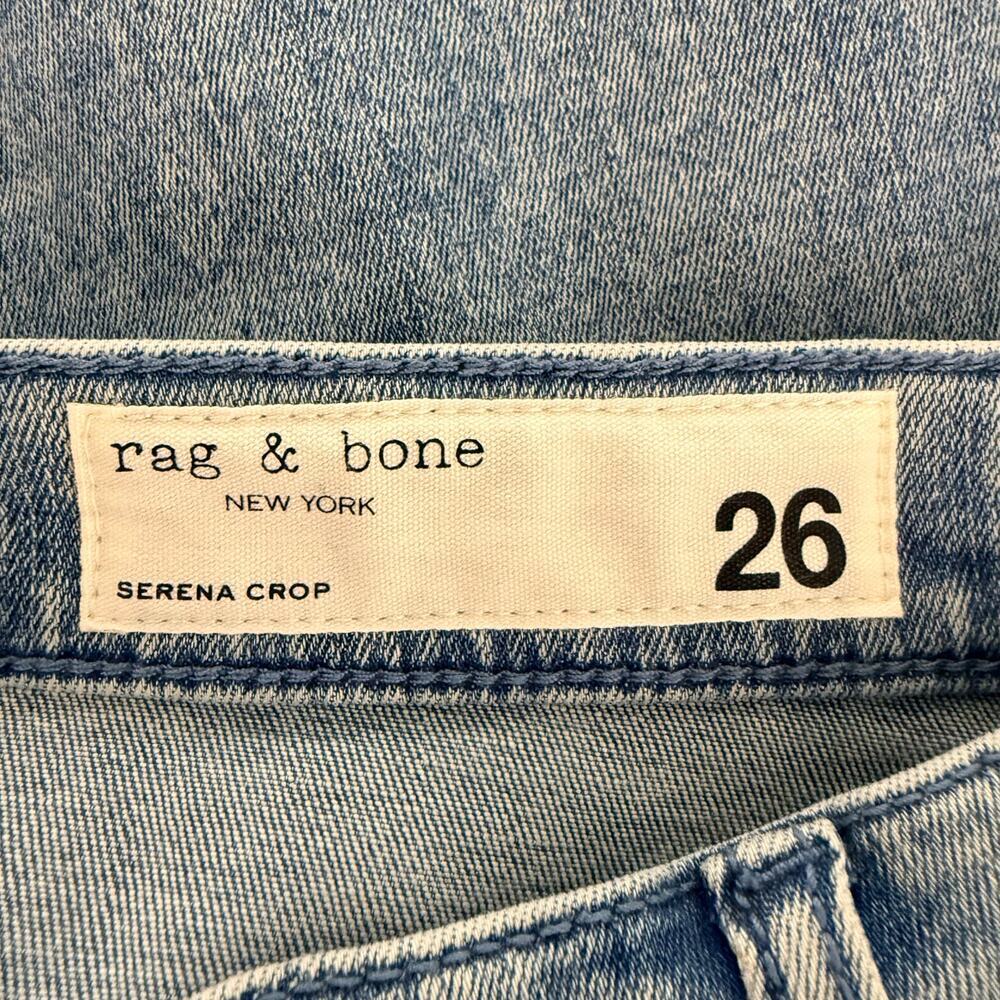 Rag & Bone wide-leg jeans crop ankle high-rise 26 - Picture 7 of 9